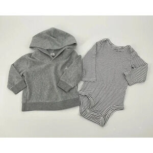 Baby Gap Hoodie 12-18 Months Jacket Carters One Piece Long Sleeve Shirt Set
